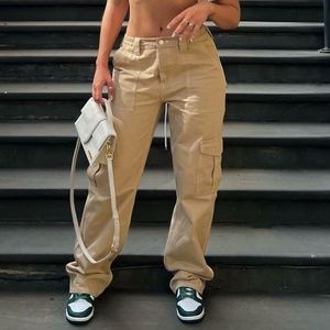 Khaki Cargo Carpenter Jean